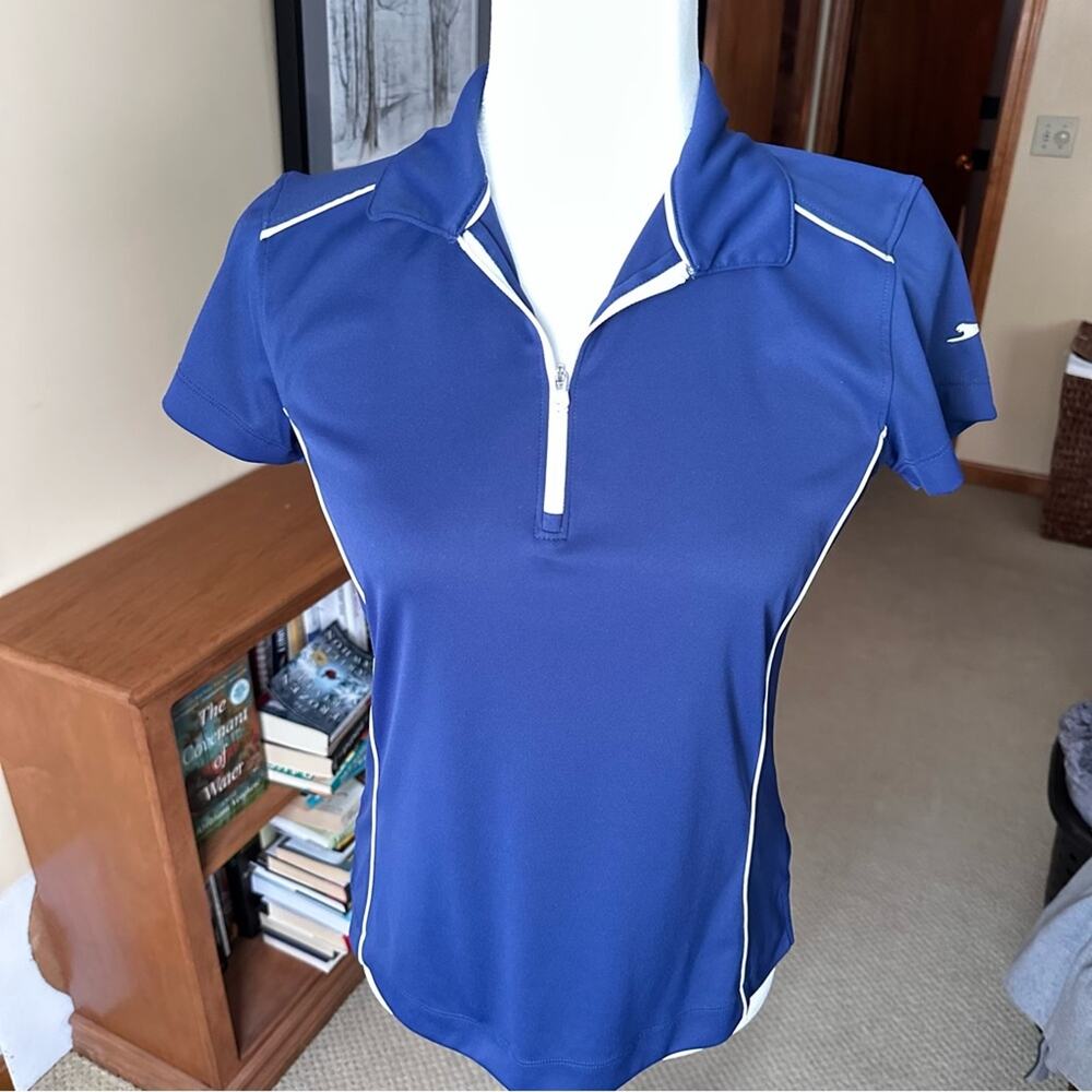 Slazenger Women’s  Shirt Navy Sz S Golf/pickleball/Tennis‎